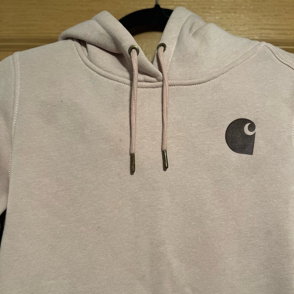 Carhartt Relaxed Fit Hooded Sweatshirt Light Pink - Picture 5 of 10
